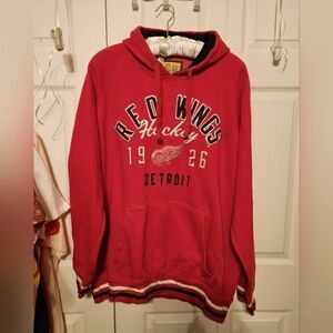 #029 Detroit Red Wings Hoodie- Gill Sports By: Carl Banks Size: XL